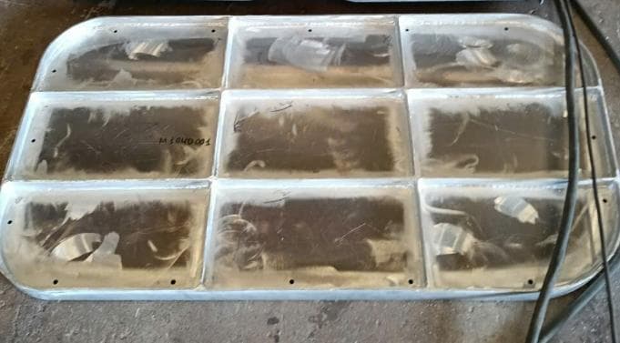 Deck panel — underside structure